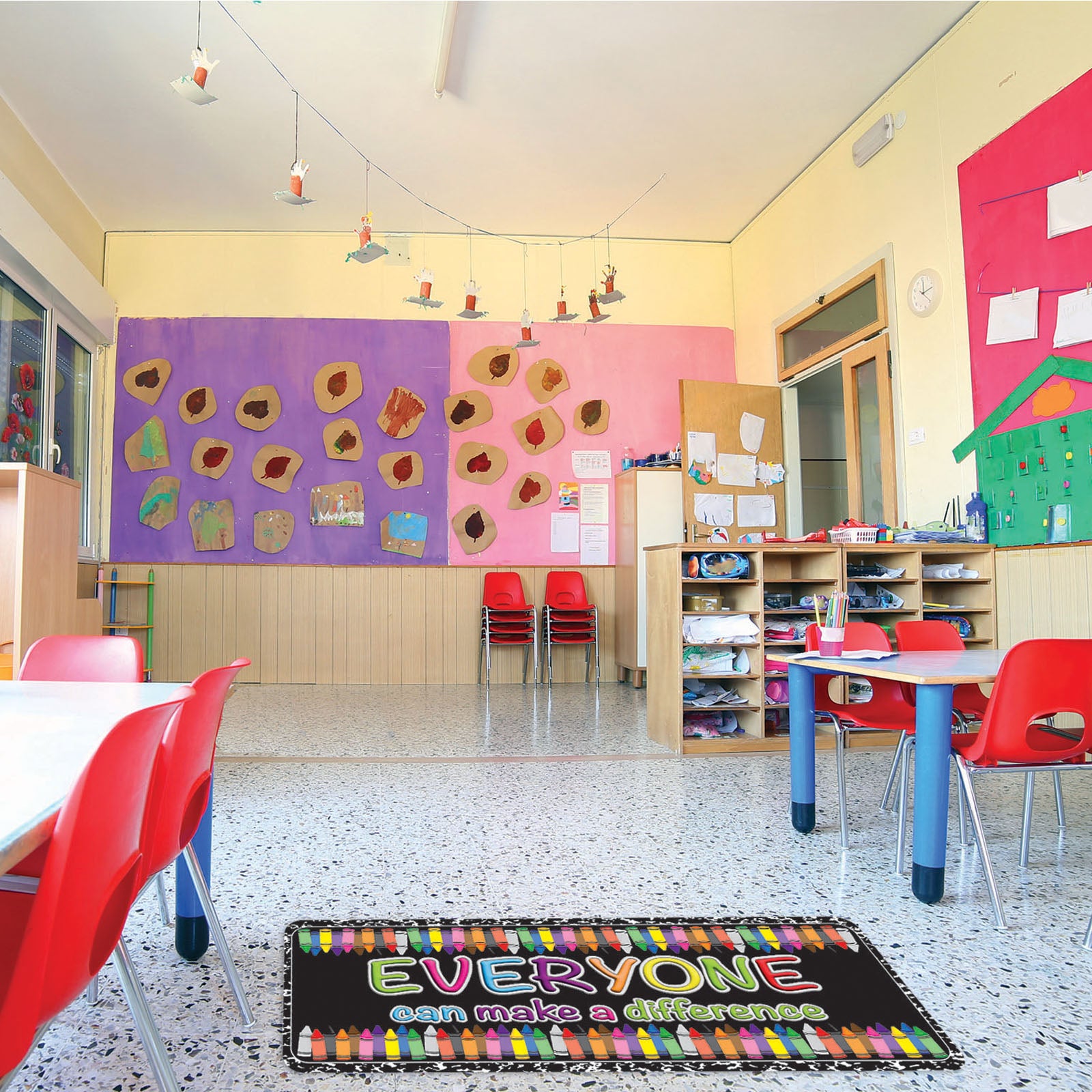 The Original Fun Mat™, Mat Runner, 15.5" x 47", Everyone Can make a Difference
