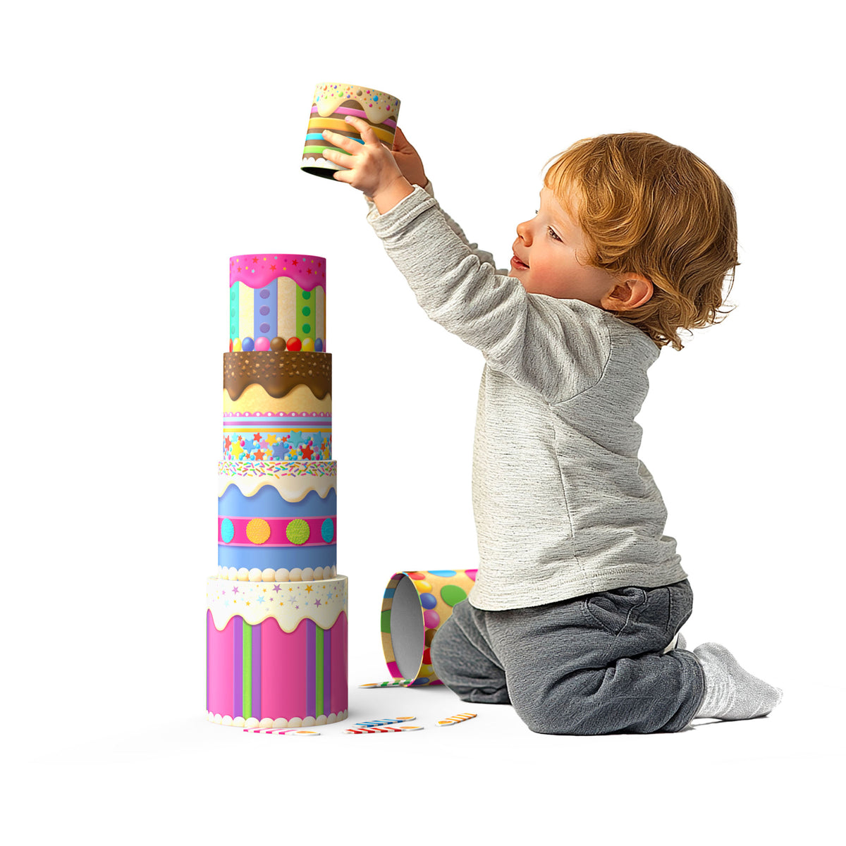 STACK N BUILD BIRTHDAY CAKE