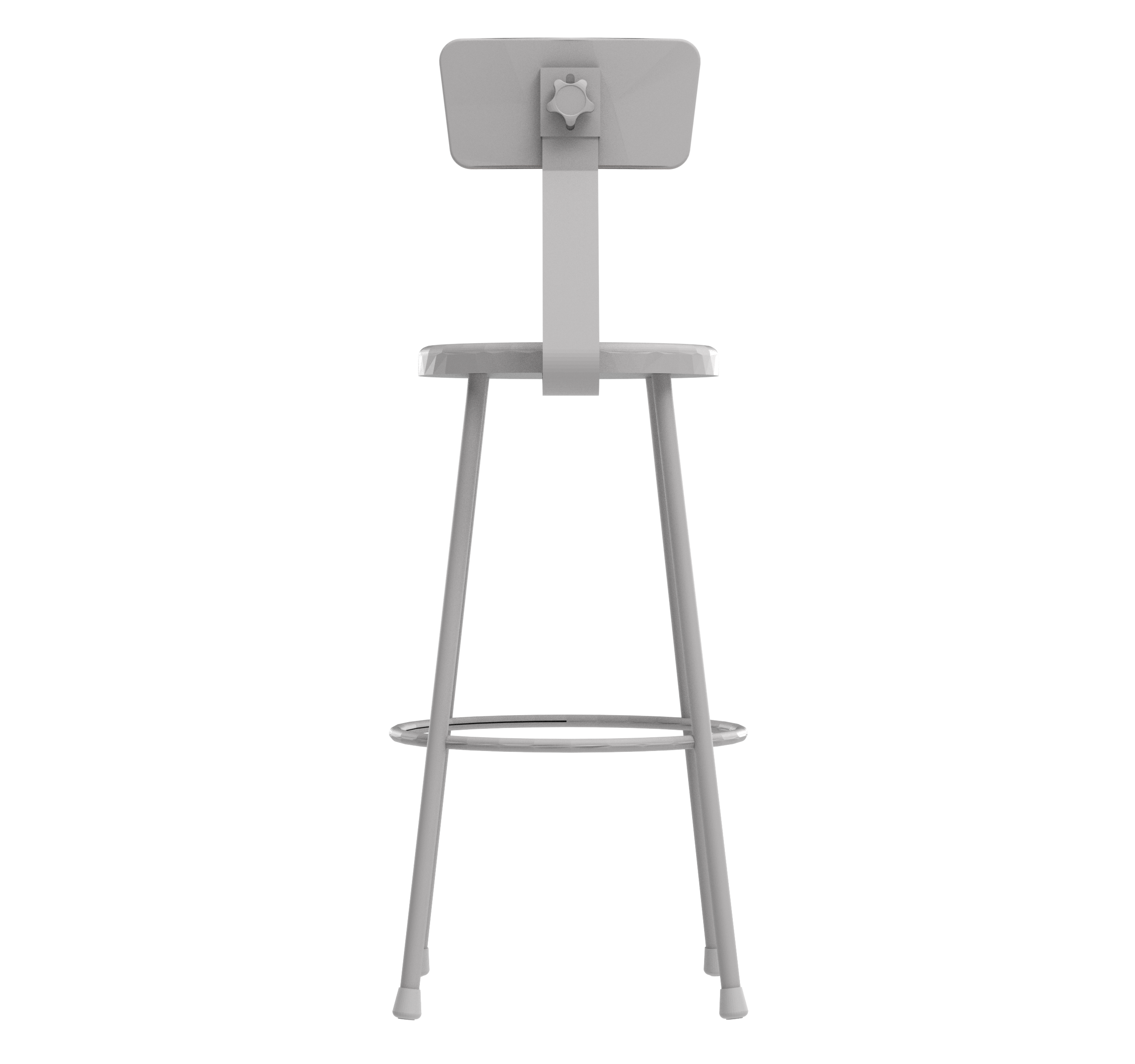 Apprentice Stool with Backrest