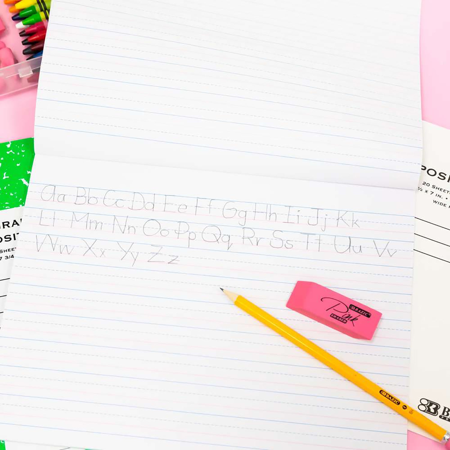 Manuscript Writing Pad, 10.5" x 8", 50 Sheets