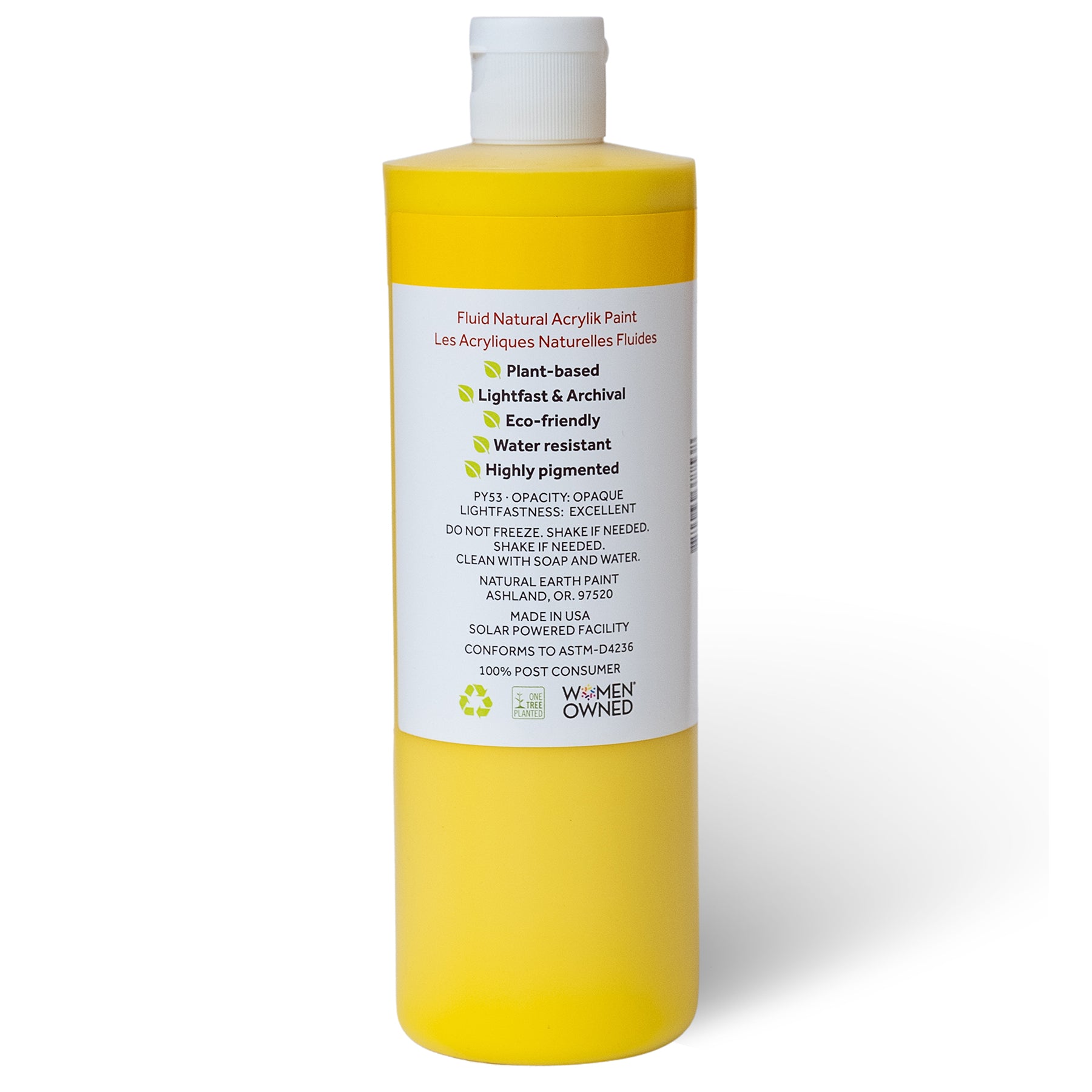 Natural Fluid Acrylik - 16 oz - Brilliant Yellow