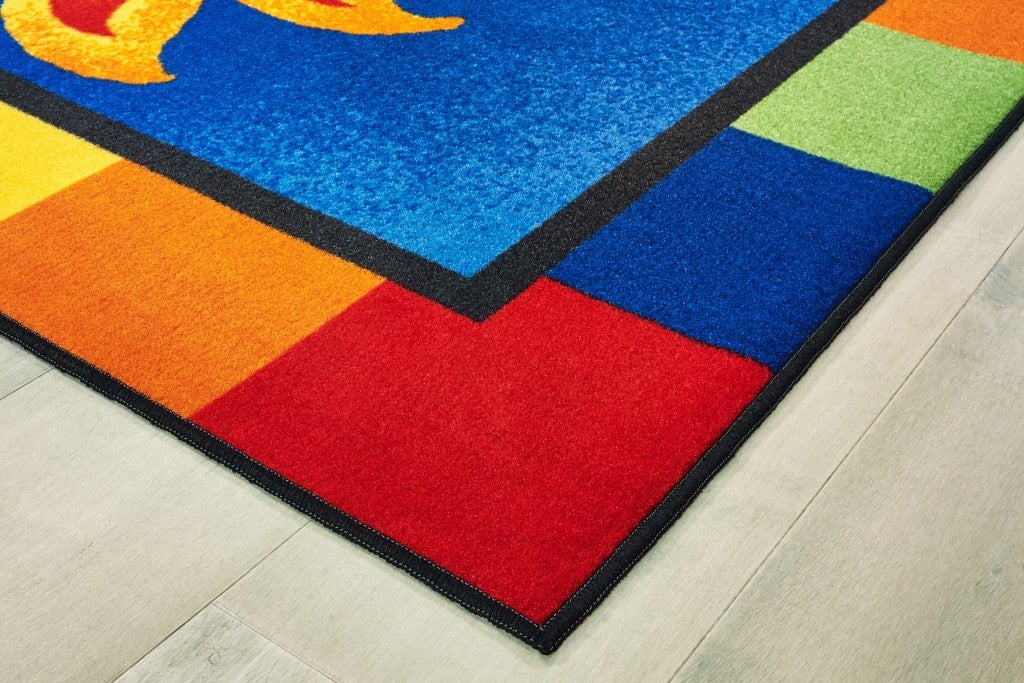 Sunny Day Value Rug  - 4ft x 6ft - Rectangle - Blue