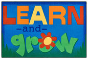 Learn & Grow Value Rug  - 4ft x 6ft - Rectangle - Blue