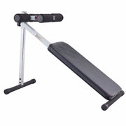 FTS Adjustable Sit-up Board - White Frame/Black Upholstery