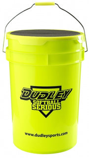 Dudley Bags and Accessories Softball Bucket w/padded lid | Yellow | Master Pack: 6
