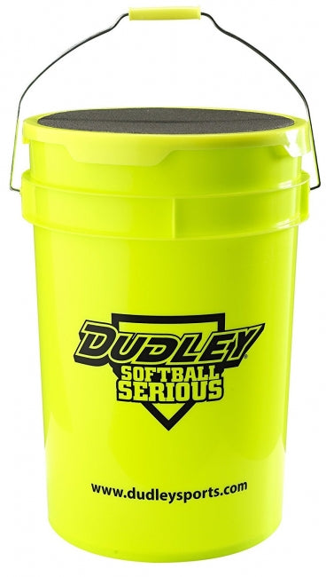 Dudley Bags and Accessories Softball Bucket w/padded lid | Yellow | Master Pack: 6