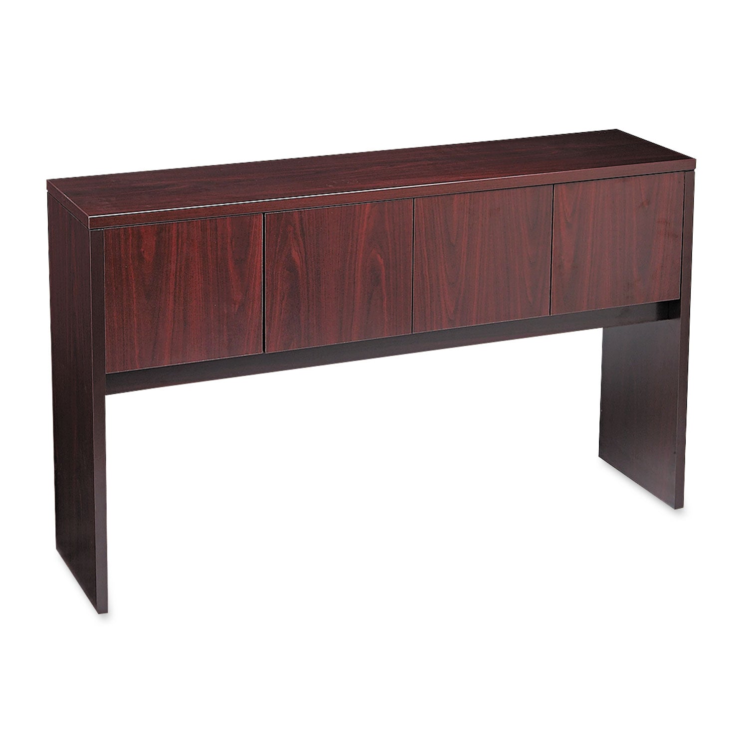 HON 10500 H105324 Hutch - 37.1" Height x 60" Width x 14.6" Depth - Flat Edge - Finish: Mahogany - 1 Each