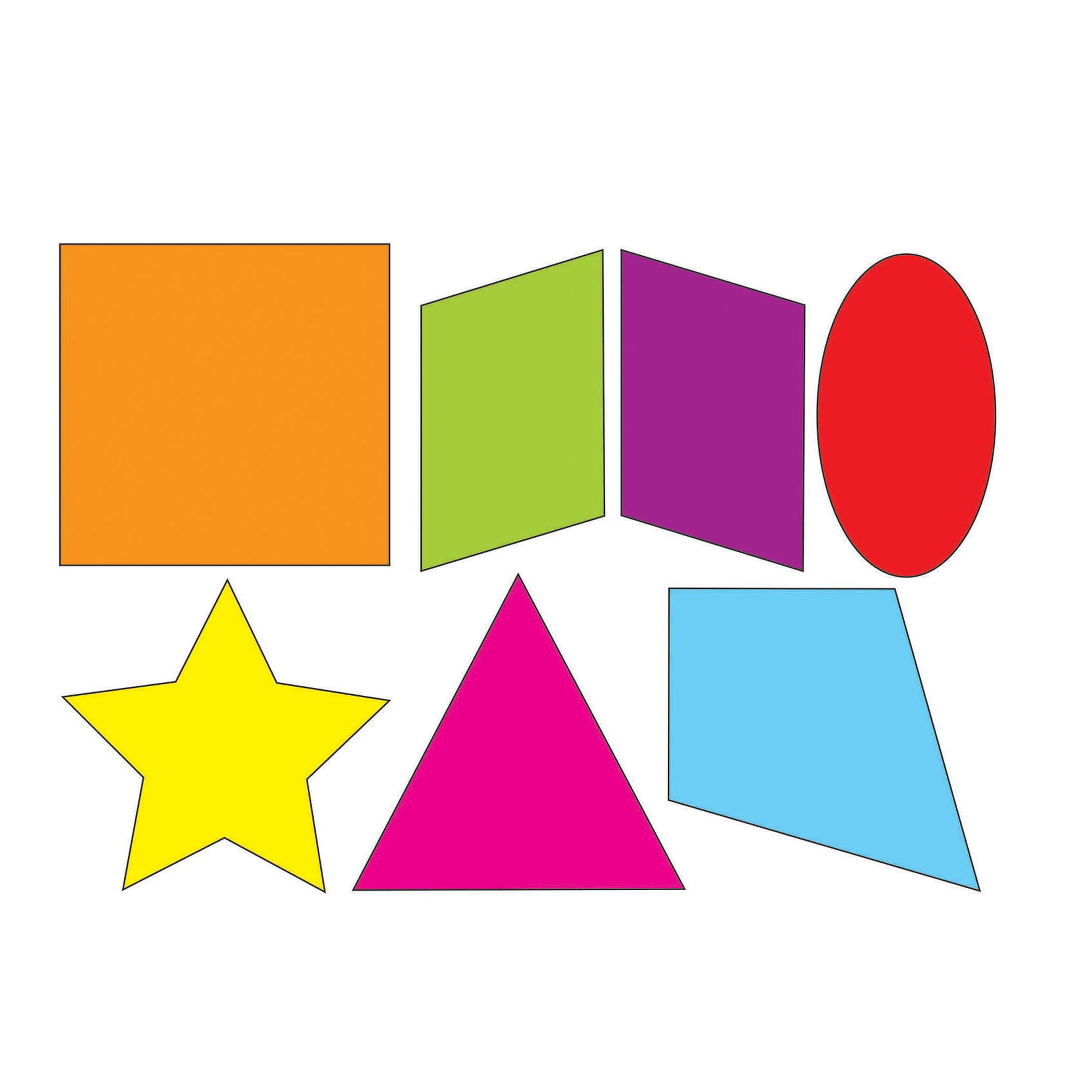 Math Die-Cut Magnets, Shapes