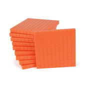 Base Ten, Orange Flats 100’s (10 )