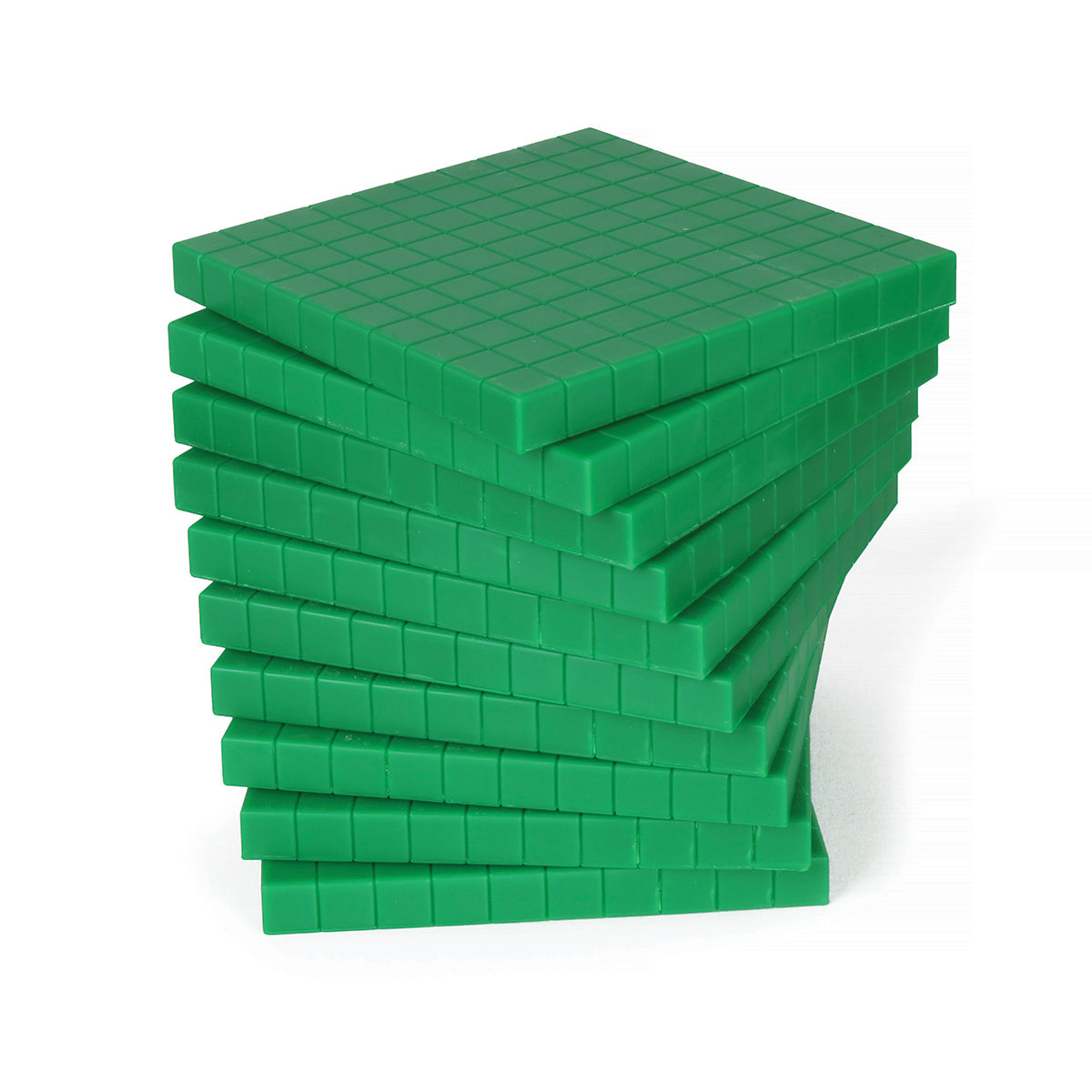 Base Ten, Green Flats 100’s (10 )
