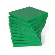 Base Ten, Green Flats 100’s (10 )