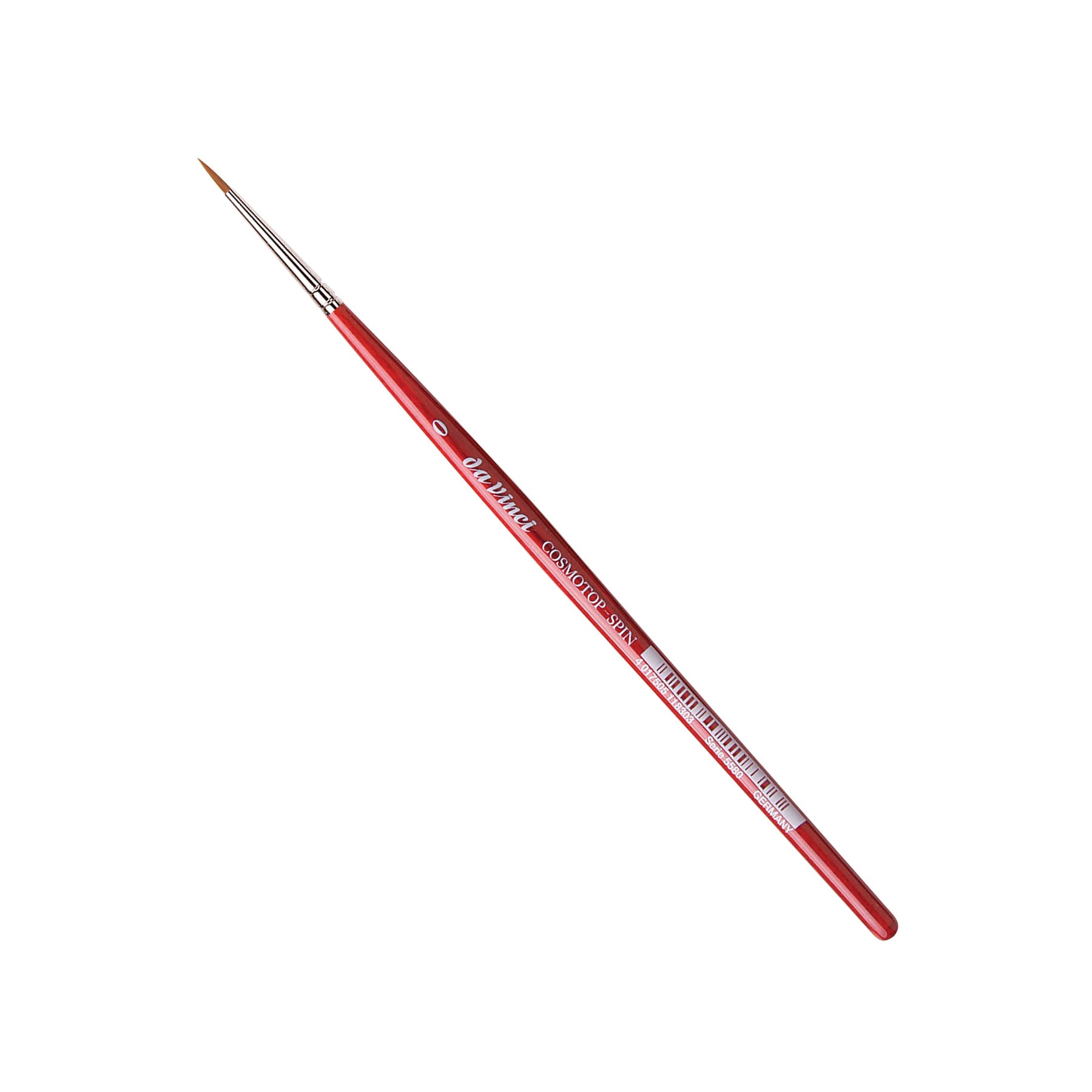 COSMOTOP-SPIN Silkpainting Brush, Synthetic, Watercolor, Round, Size 0