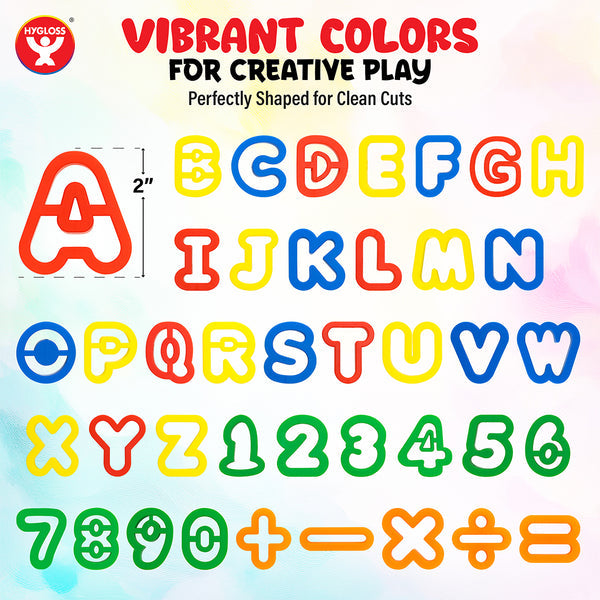 Dough Alphabet & Numbers Cutter Set - 41pc
