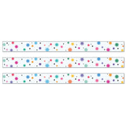 Happily Ever Elementary Retro Remix Bursts & Twinkles Straight Bulletin Board Borders, 36 Feet Per Pack, 3 Packs