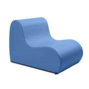 Jaxx Midtown Medium Classroom Soft Foam Chair - Premium Vinyl Cover - Royal Blue