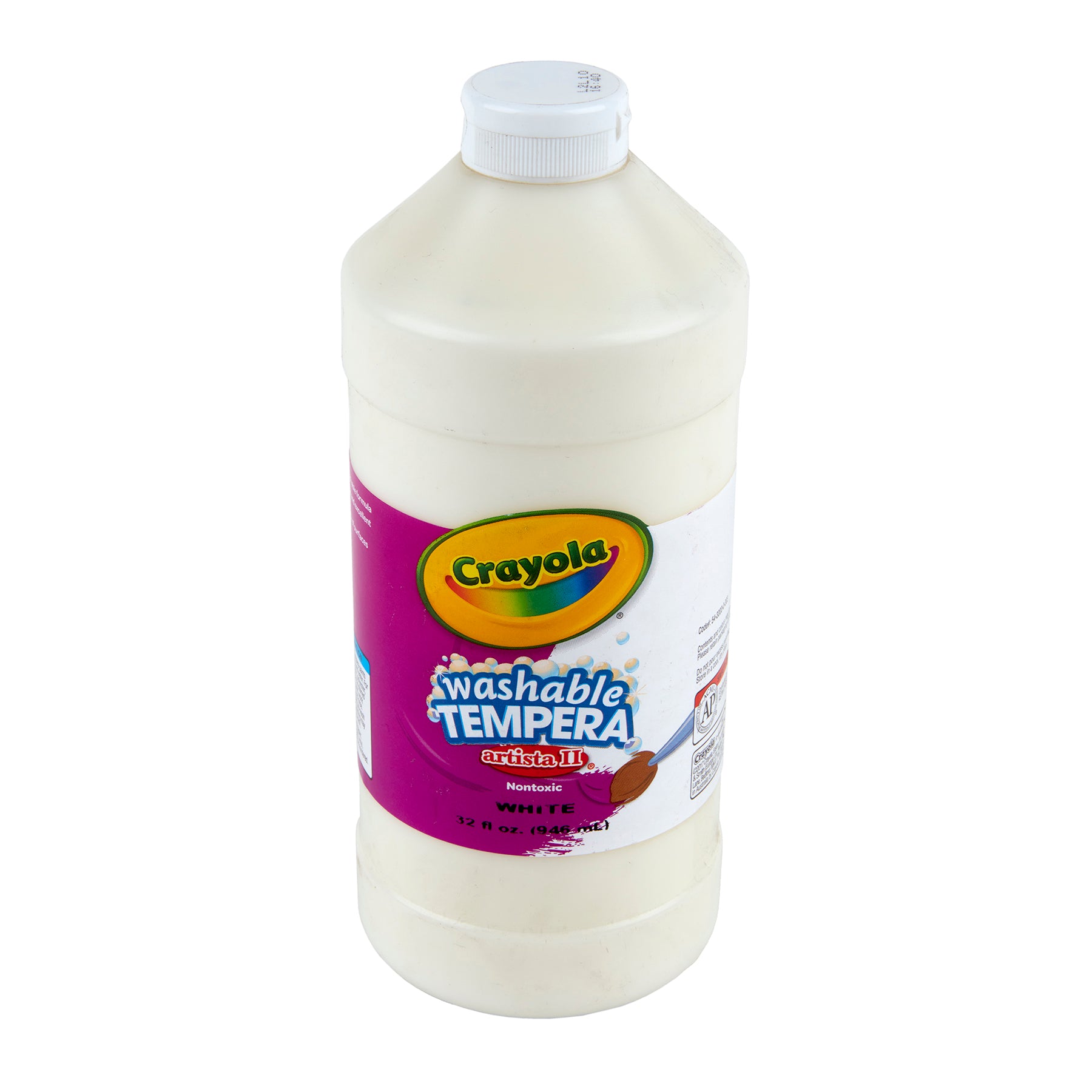 Artista II Washable Tempera Paint, 32 oz, White