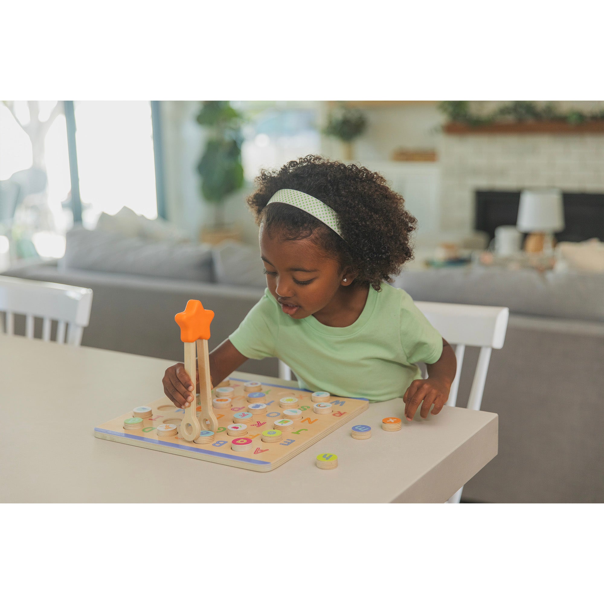 ABCs & Letter Sounds Wooden Puzzle