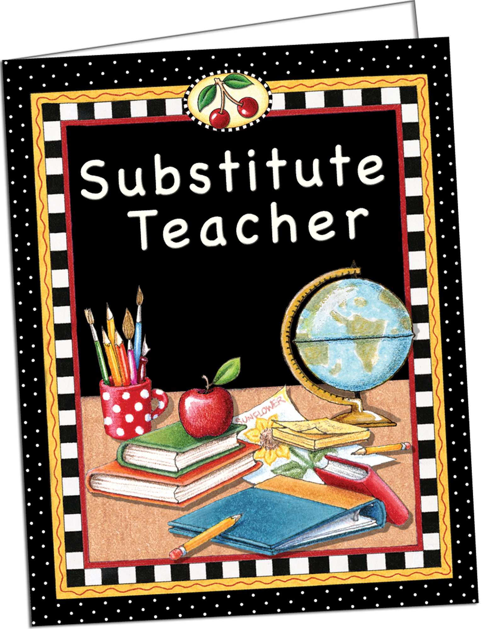 Substitute Teacher Pocket Folder from Mary Engelbreit