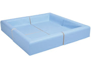 Square Babyseat Kit Without Balls - Light Blue/Ivory, 10.2"H
