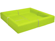 Square Babyseat Kit Without Balls - Light Green/Ivory, 10.2"H