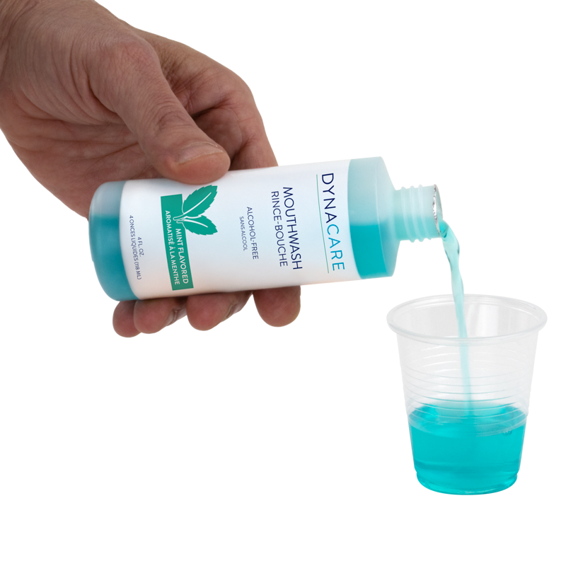 Mouthwash - Mint Flavored, 4 oz. - 96 Bottles per Case
