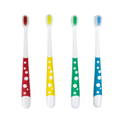 Kids Toothbrushes, Soft Nylon Bristles, Assorted Colors - 144 pcs per Box/8 Boxes per Case