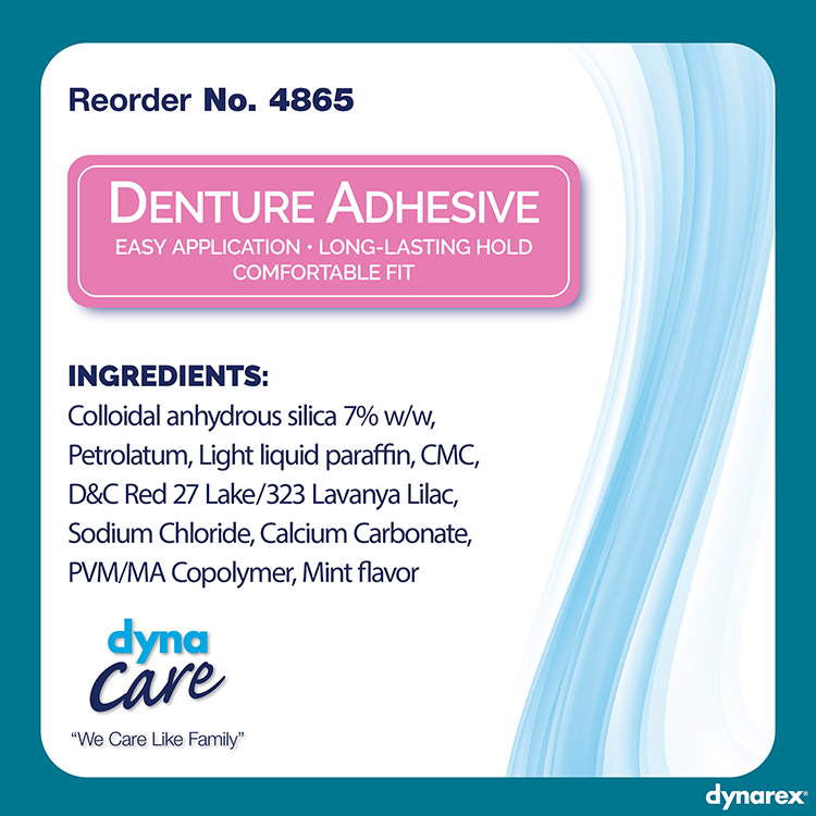 Denture Adhesive, 2 oz. Tube - 72 Tubes per Case