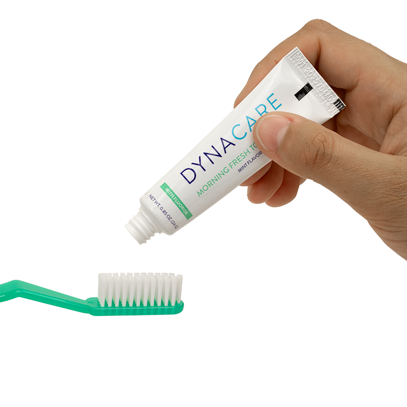 Morning Fresh Mint Toothpaste with Fluoride, 0.85oz Tube - 144 pcs per Box/5 Boxes per Case