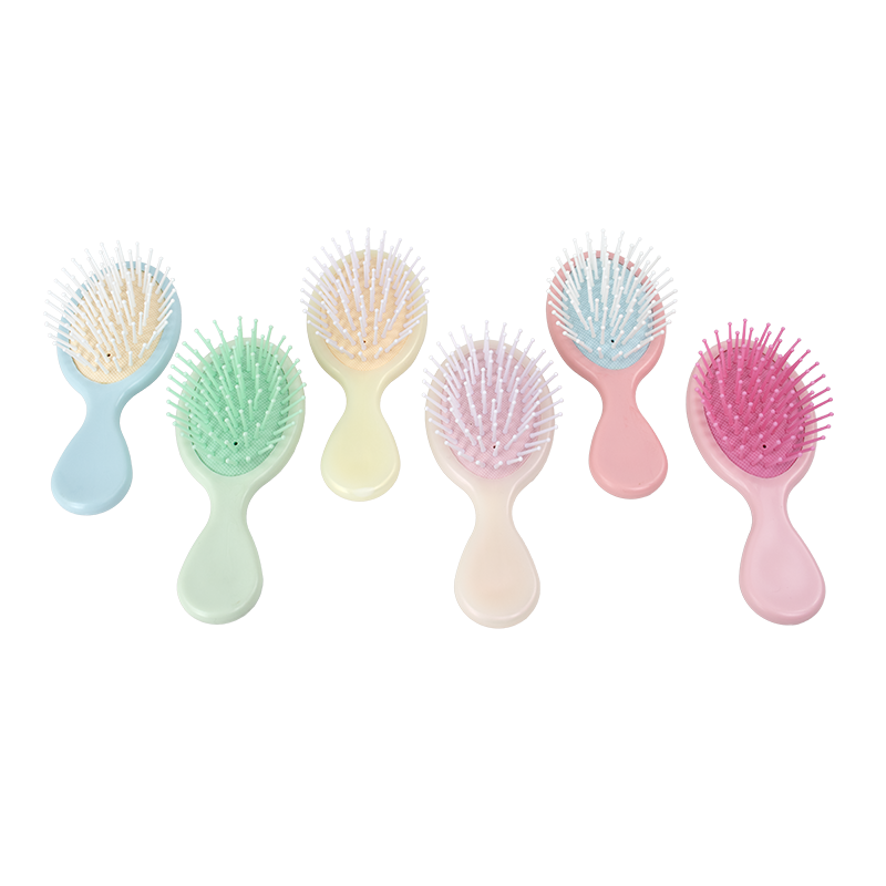 Mini Detangling Brush, Assorted Colors - 12 pcs per Bag/5 Bags per Case