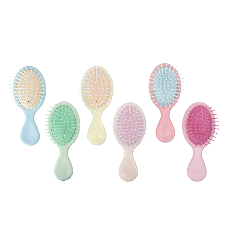 Mini Detangling Brush, Assorted Colors - 12 pcs per Bag/5 Bags per Case