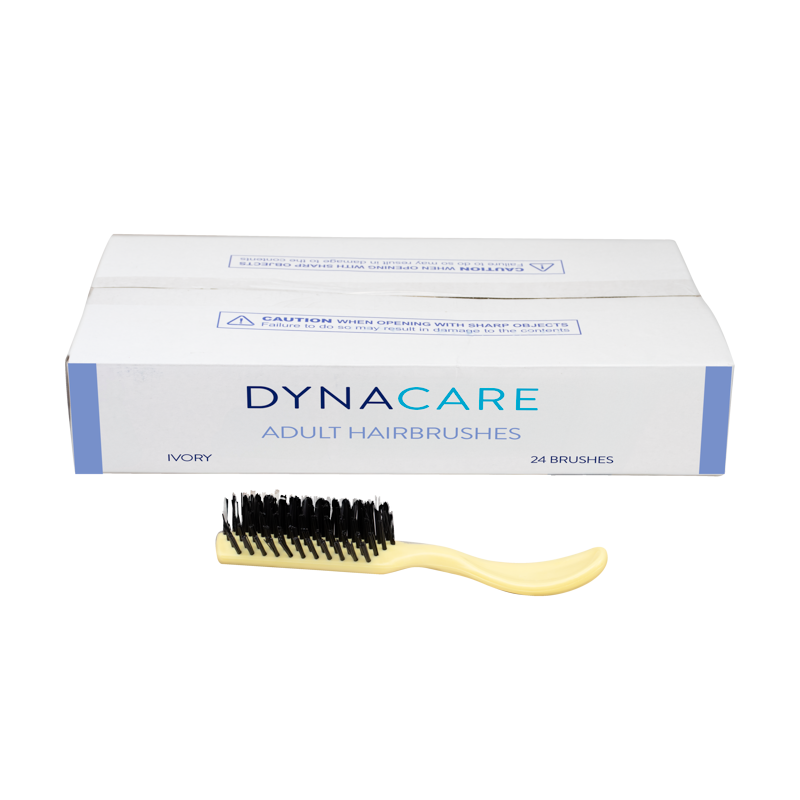 Adult Hairbrushes, Ivory  - 24 pcs per Box/12 Boxes per Case