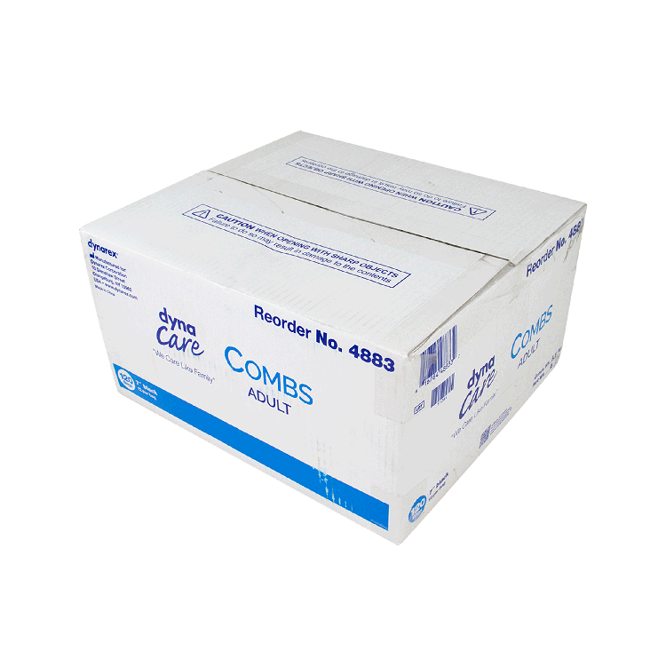 Adult Combs, 7", Black - 12 pcs per Box/120 Boxes per Case