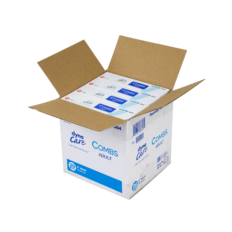 Adult Combs, 5", Black - 12 pcs per Box/20 Boxes per Case