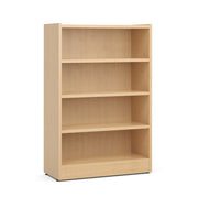 OfficeSource Laminate Bookcase - 4 Shelves - Maple