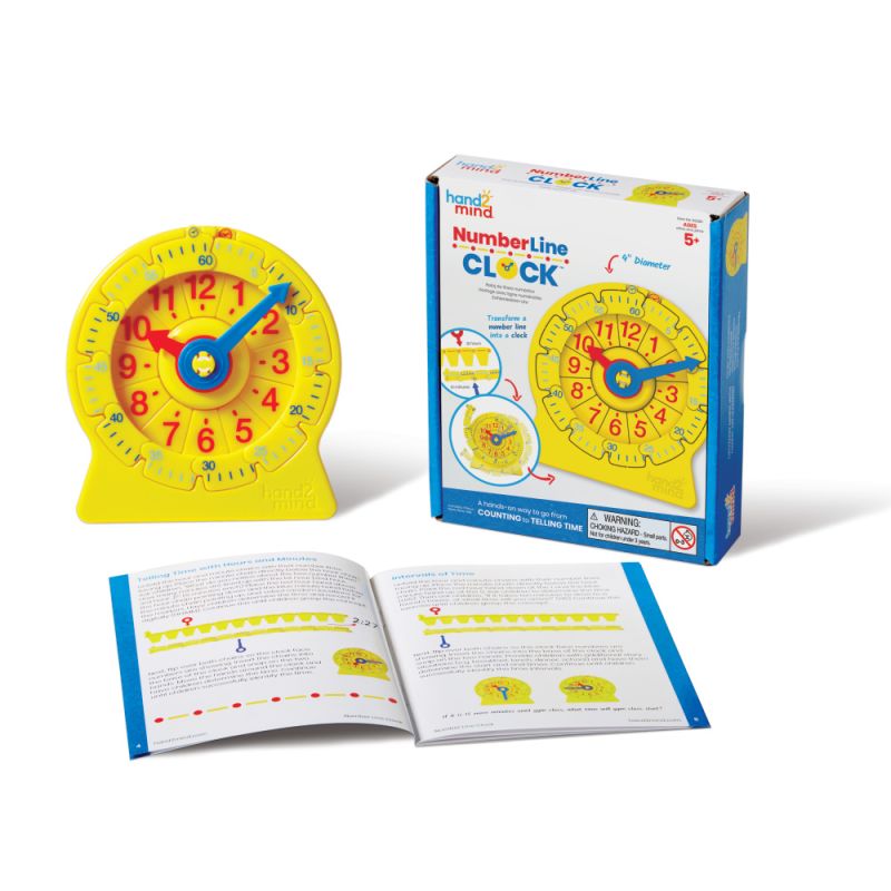 Clock, Number Line, Student