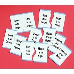 Didax Analogy Matching Puzzle Card Set