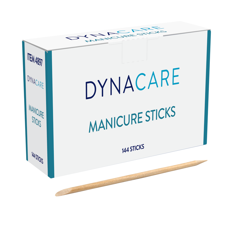 Manicure Sticks, 4.5" Long - 144 pcs per Box/50 Boxes per Case