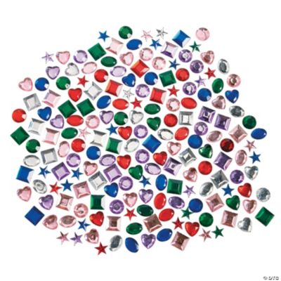 Adhesive Back Jewels - 500 Pieces