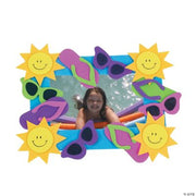 Summer Fun Picture Magnet Craft Kit - 12 Pieces
