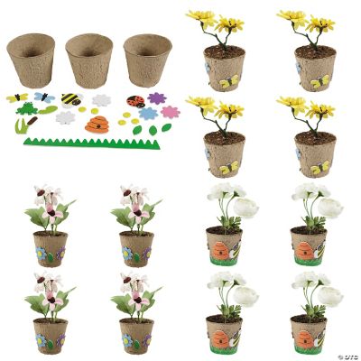 Garden Pot Craft Kit - 12 Pieces