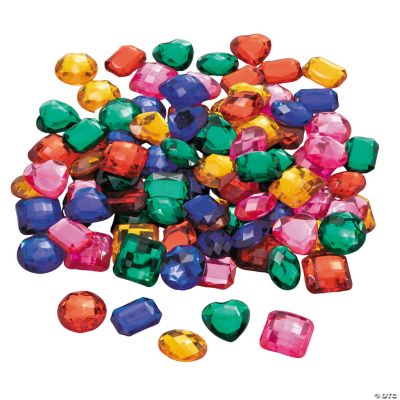 Jumbo Adhesive Jewels - 100 Pieces