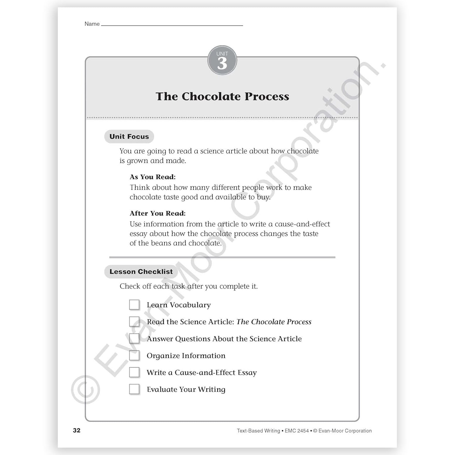 Text-Based Writing, Grade 4