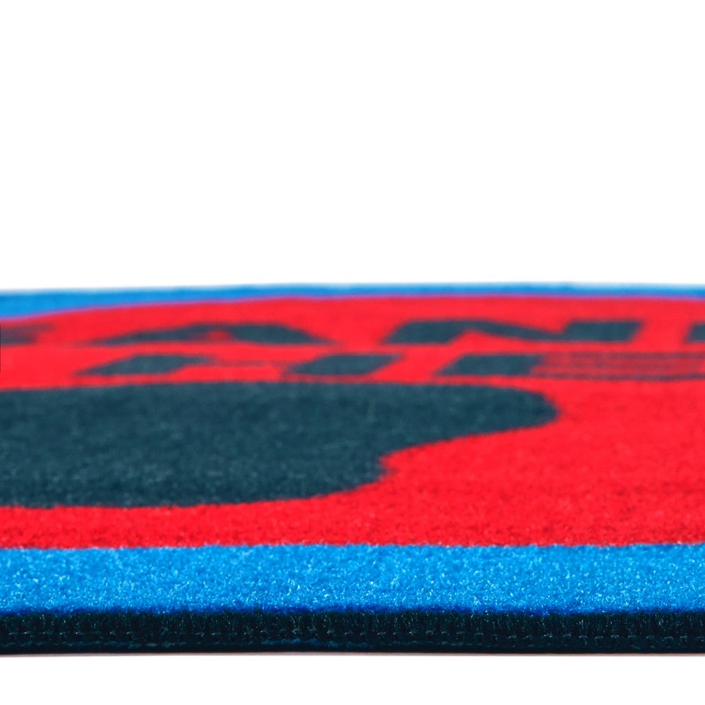 Sanitize Here Stop Rug - 3ft x 4ft 6in - Rectangle - Red