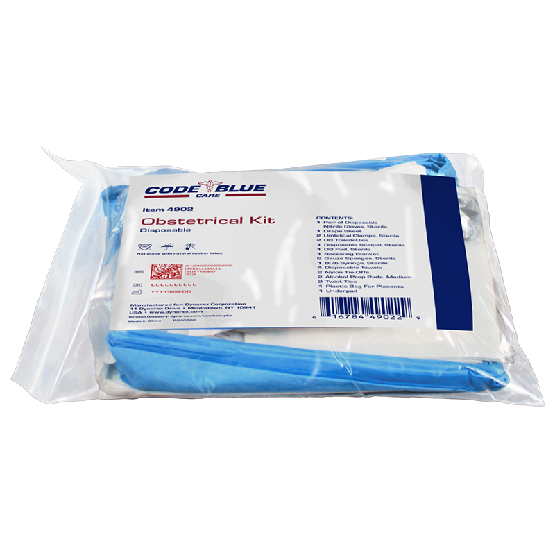 Obstetrical Kit, Bagged - 1 kit per Bag/10 Bags per Case