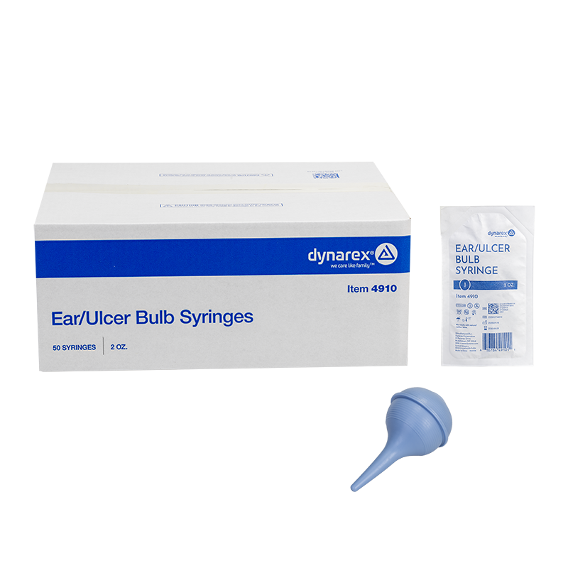 Ear/Ulcer Bulb Syringe - Sterile, 2 oz., 50/cs - 10 pcs per Box/10 Boxes per Case