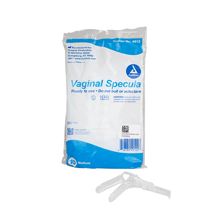 Vaginal Speculum Disposable, Medium, 10/10/cs - 10 pcs per Box/10 Boxes per Case