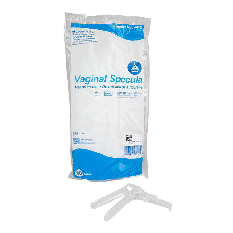 Vaginal Speculum Disposable, Large, 10/10/cs - 10 pcs per Box/10 Boxes per Case