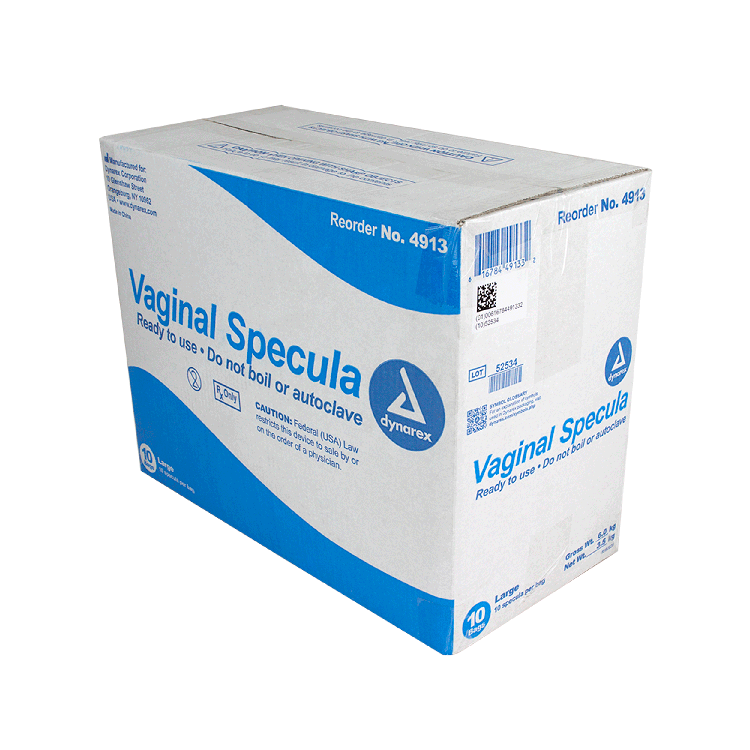Vaginal Speculum Disposable, Large, 10/10/cs - 10 pcs per Box/10 Boxes per Case