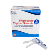 Vaginal Specula Disposable w/ Light Option, Small, 4/25/cs - 25 pcs per Box/4 Boxes per Case