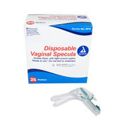 Vaginal Specula Disposable w/ Light Option, Medium, 4/25/cs - 25 pcs per Box/4 Boxes per Case